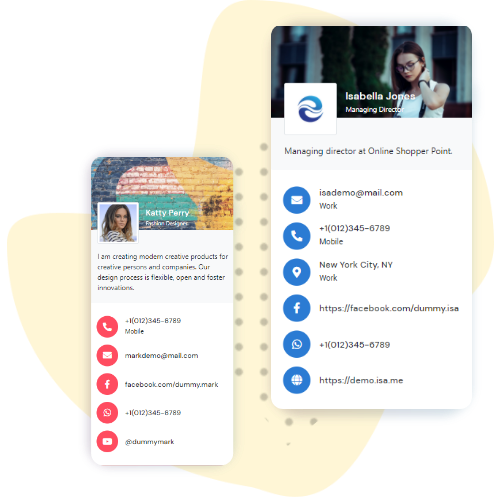 线上虚拟数字名片